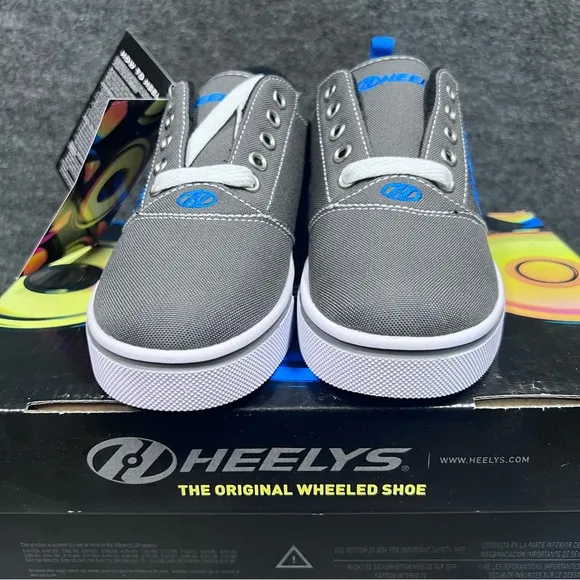Heelys Pro 20 (Little Kid) Grey/White/Royal Size 2