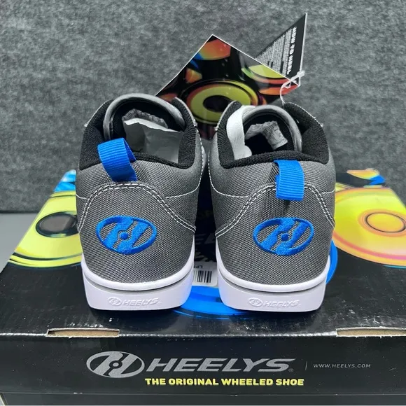 Heelys Pro 20 (Little Kid) Grey/White/Royal Size 2