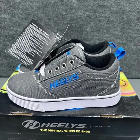 Heelys Pro 20 (Little Kid) Grey/White/Royal Size 2