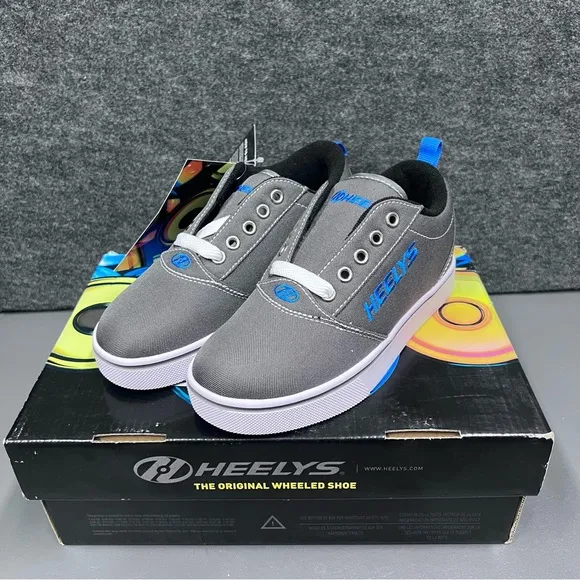 Heelys Pro 20 (Little Kid) Grey/White/Royal Size 2