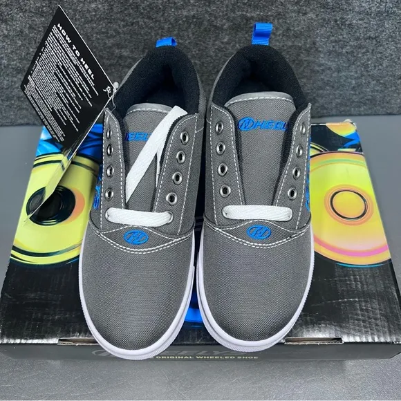 Heelys Pro 20 (Little Kid) Grey/White/Royal Size 2