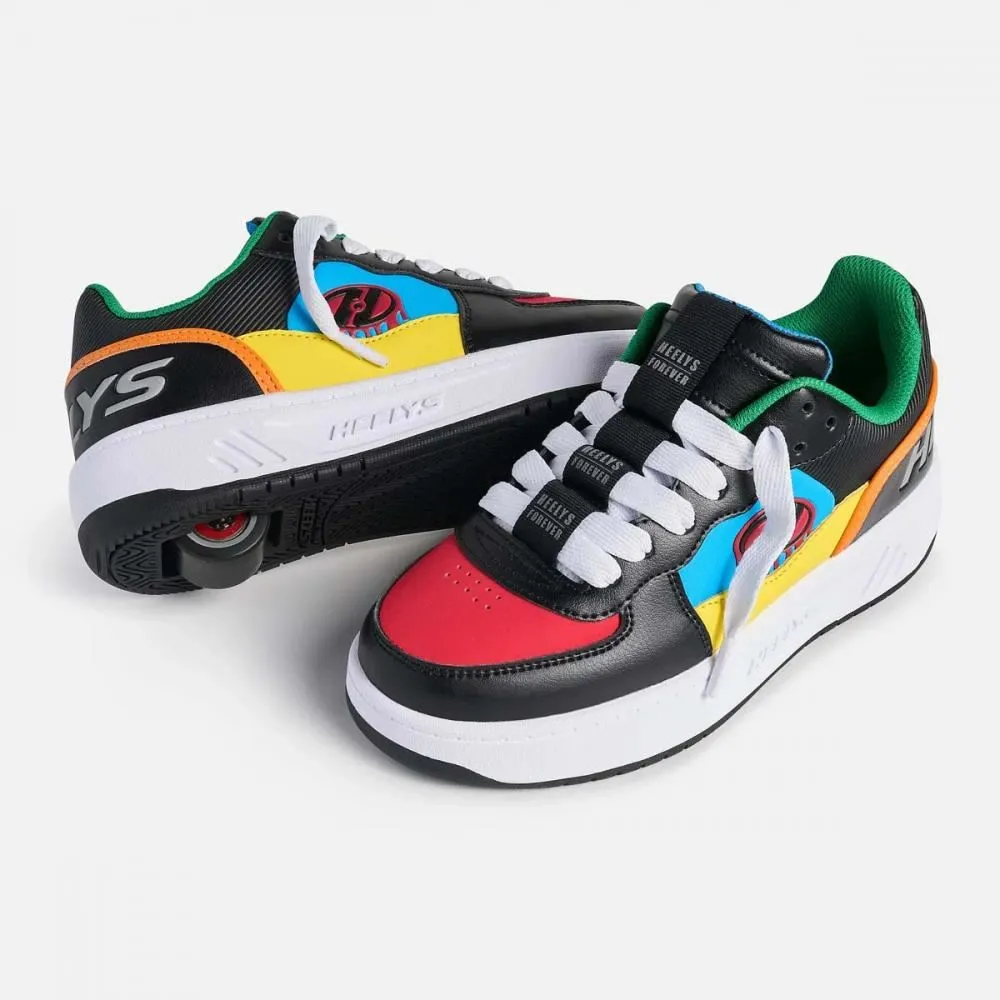 Heelys Rezerve Low - Black / Red / Cyan / Yellow