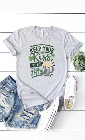 Here For The Beer Graphic Tee