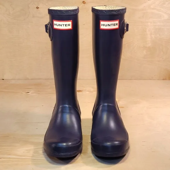 Hunter Original Purple Rubber Rain Boots