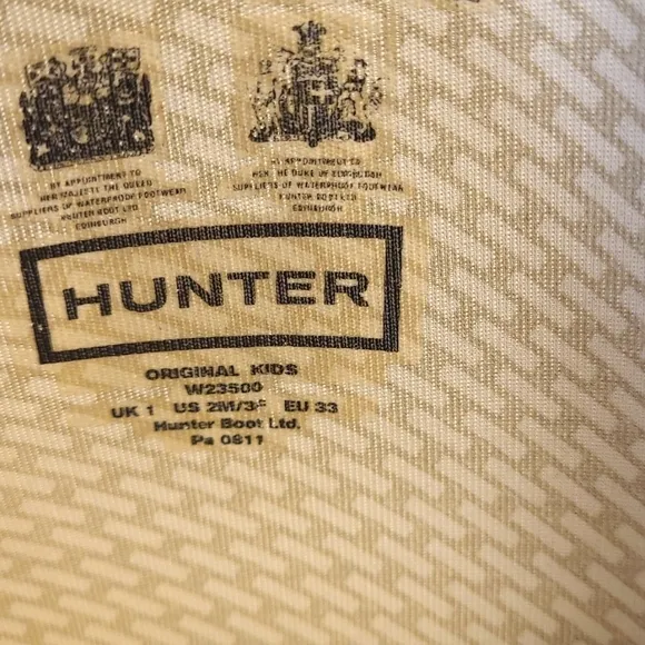 Hunter Original Purple Rubber Rain Boots