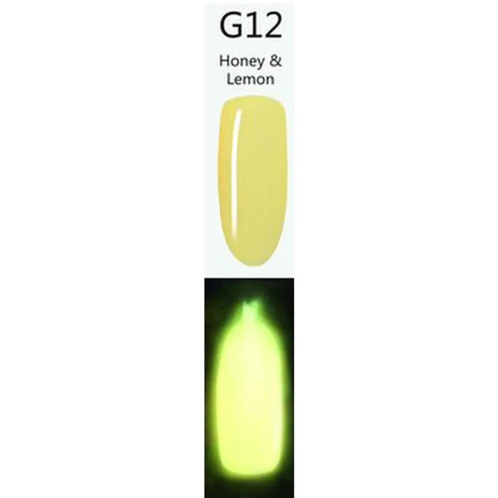iGel LB Glow-in-the-Dark Gel Color - #G12 Honey & Lemon / 0.6 oz.