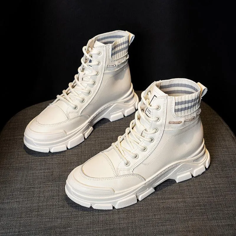 Increasing British Casual Women's Boots Ins Trend Students