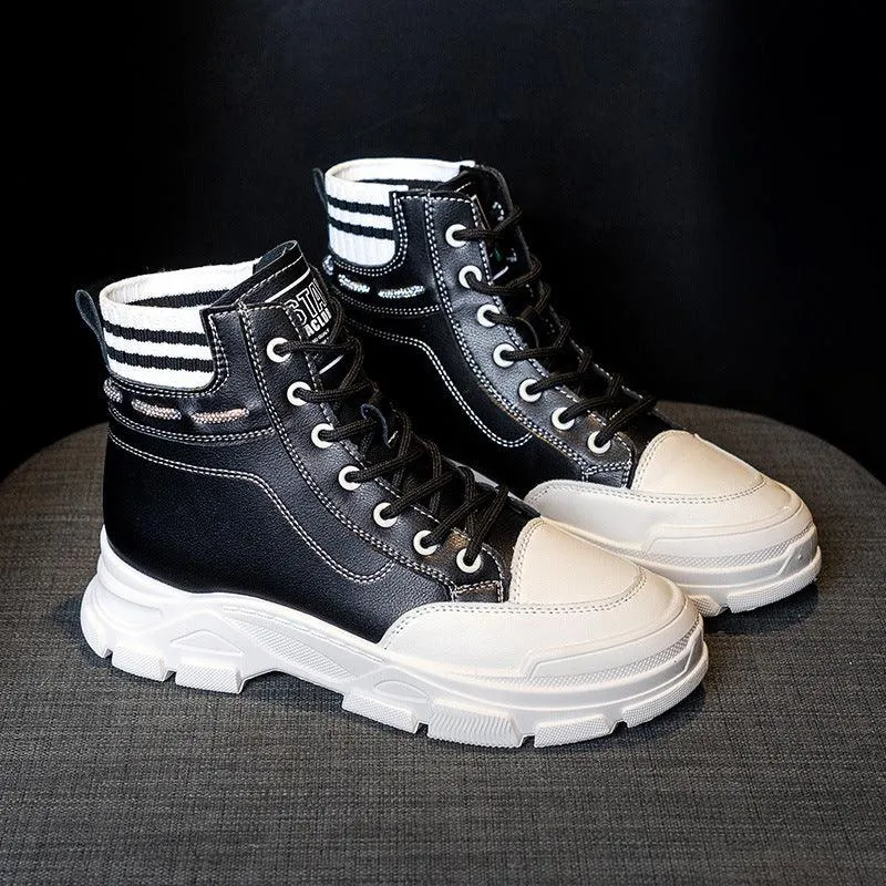 Increasing British Casual Women's Boots Ins Trend Students