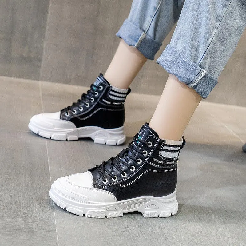 Increasing British Casual Women's Boots Ins Trend Students