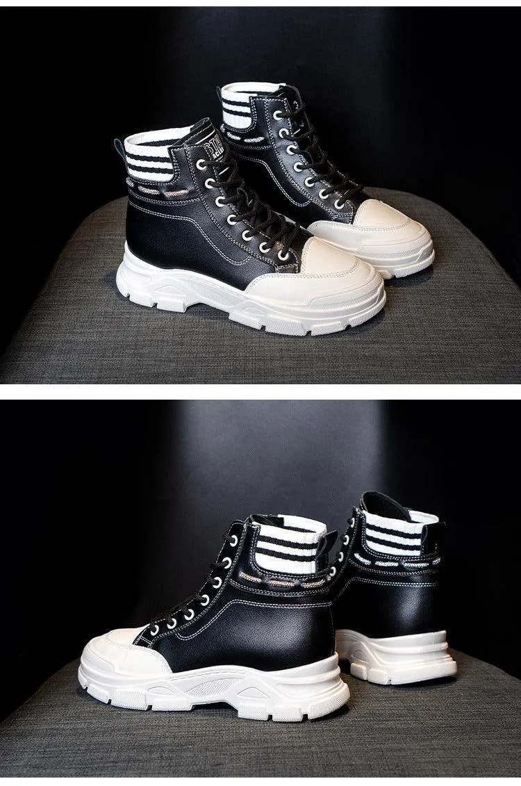 Increasing British Casual Women's Boots Ins Trend Students