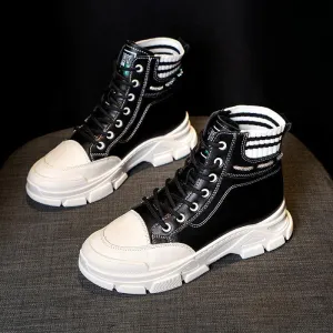 Increasing British Casual Women's Boots Ins Trend Students