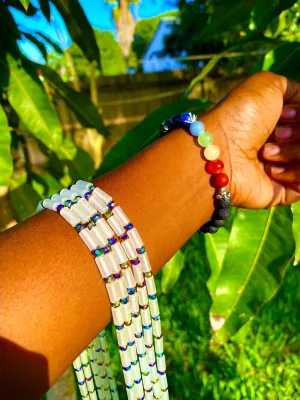 Iridescent Fluorescent Waist bead