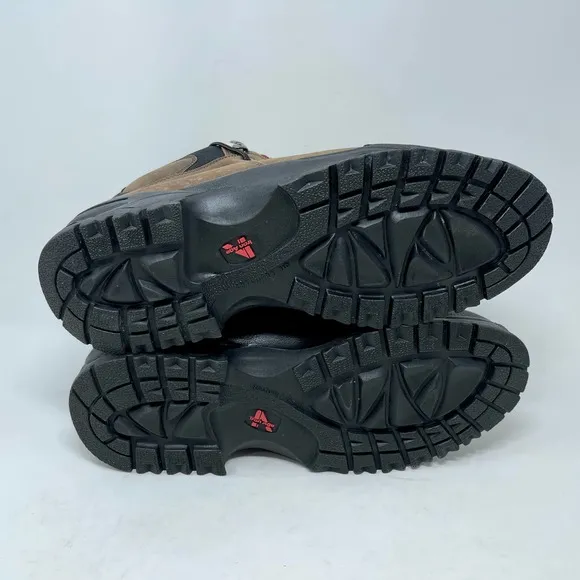 Iron Age Dozer Steel Toe New Leather Work Boots Brown Black Mens 13 S1228-1251