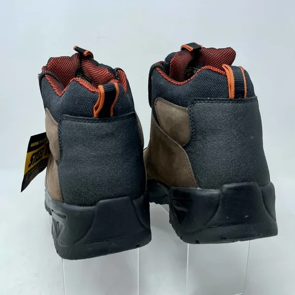 Iron Age Dozer Steel Toe New Leather Work Boots Brown Black Mens 13 S1228-1251