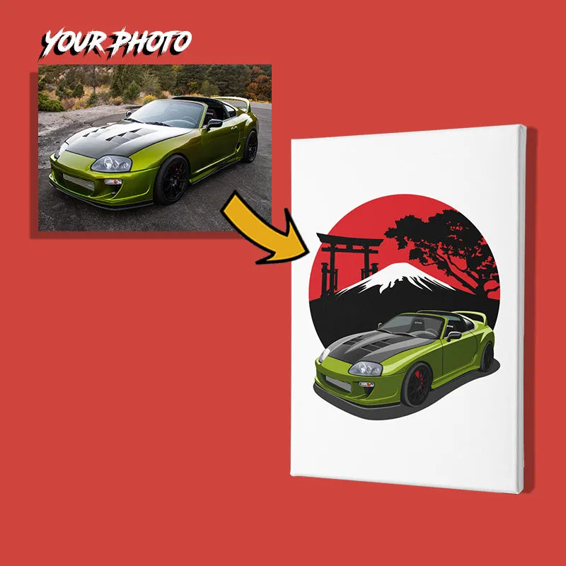 Japanese Cars | Custom Print | Canvas