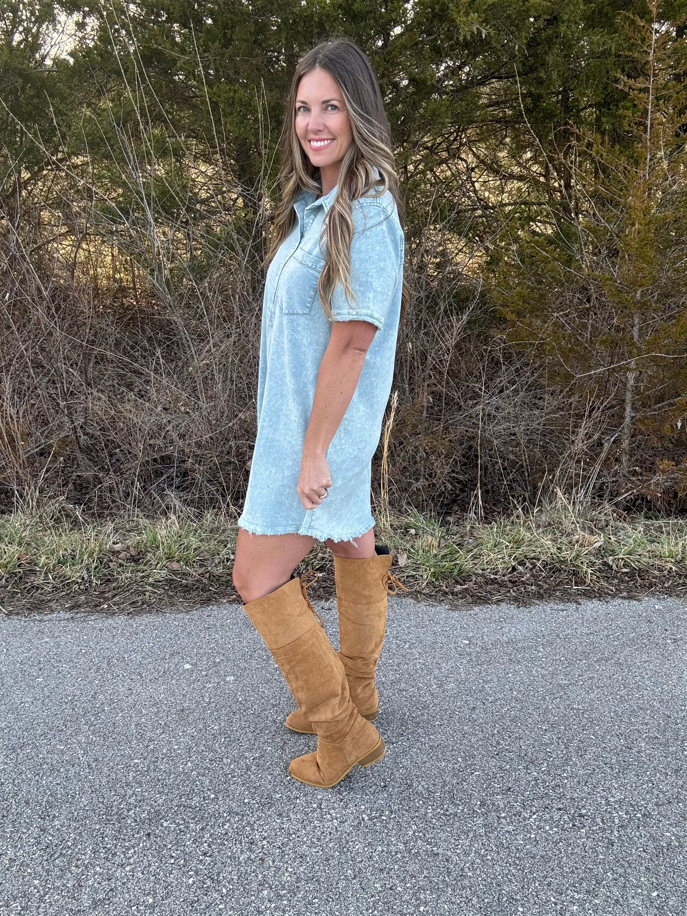 Jessi Denim Twill Dress