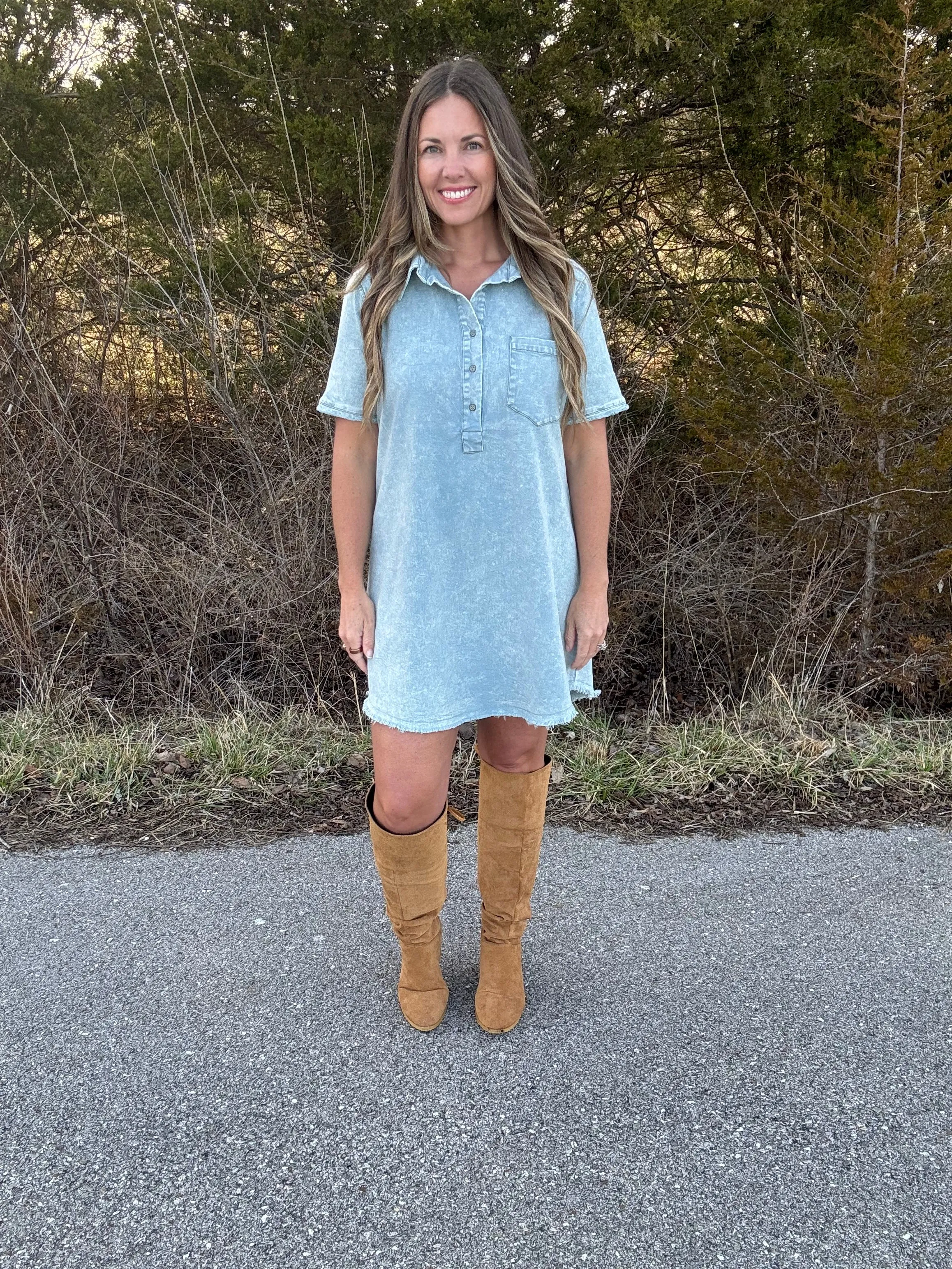 Jessi Denim Twill Dress