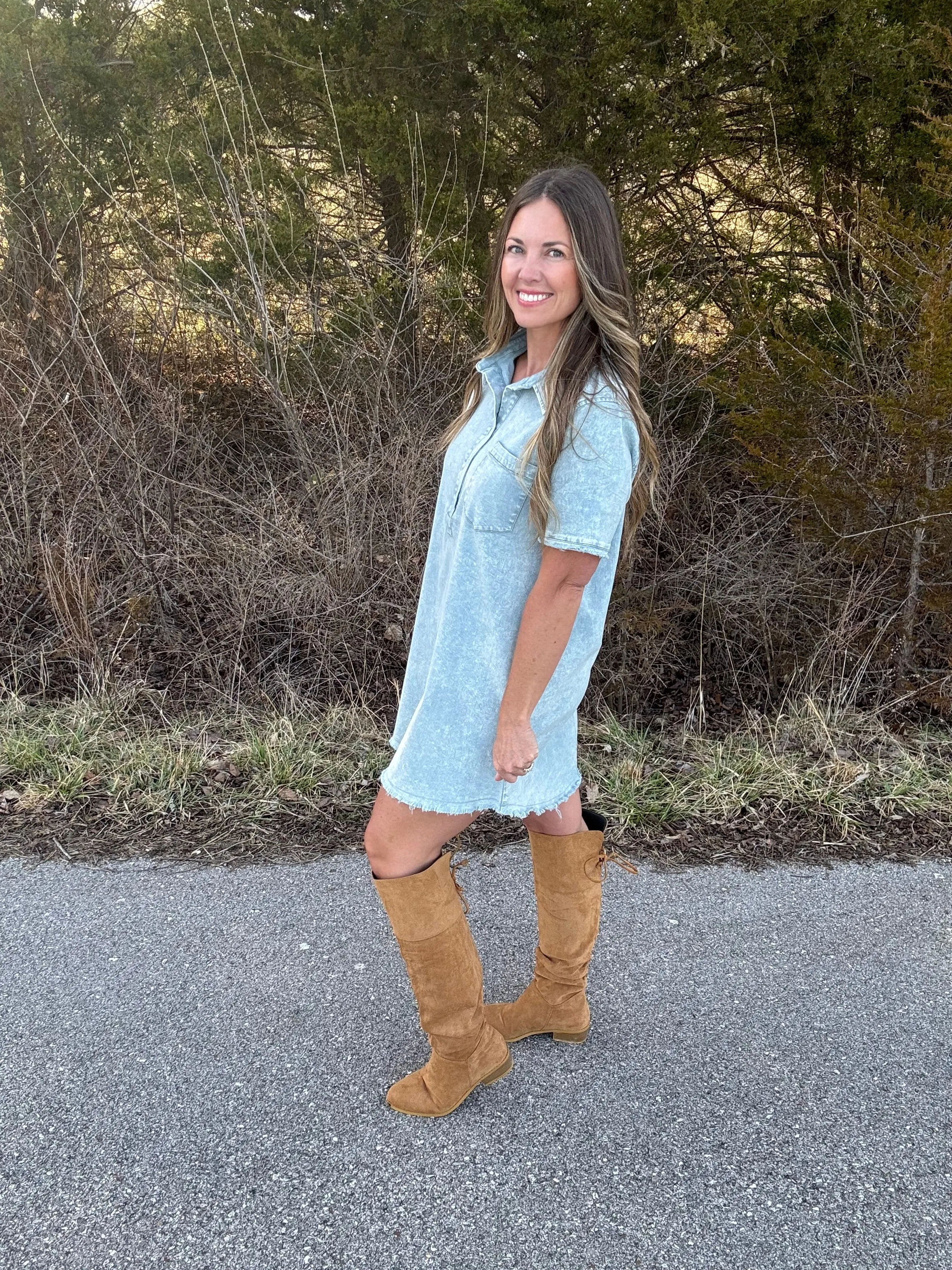Jessi Denim Twill Dress