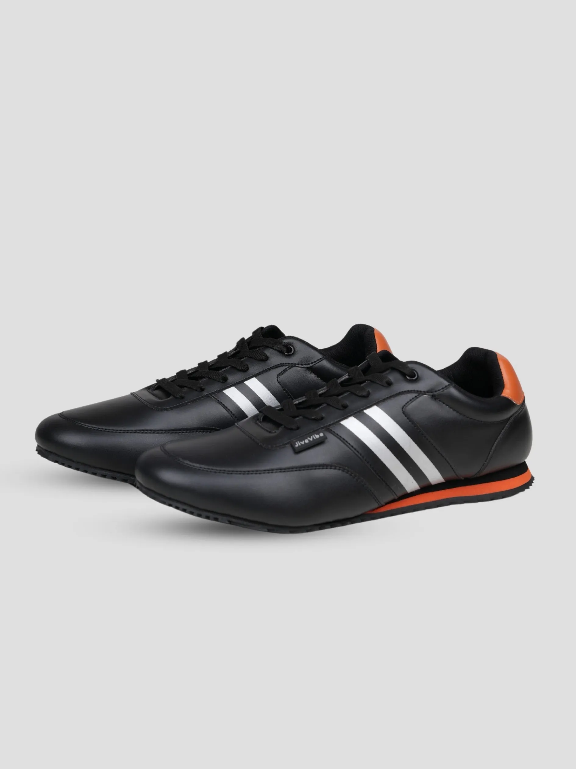 JiveVibe Men's Lace-Up Sneakers – Stylish & Comfortable