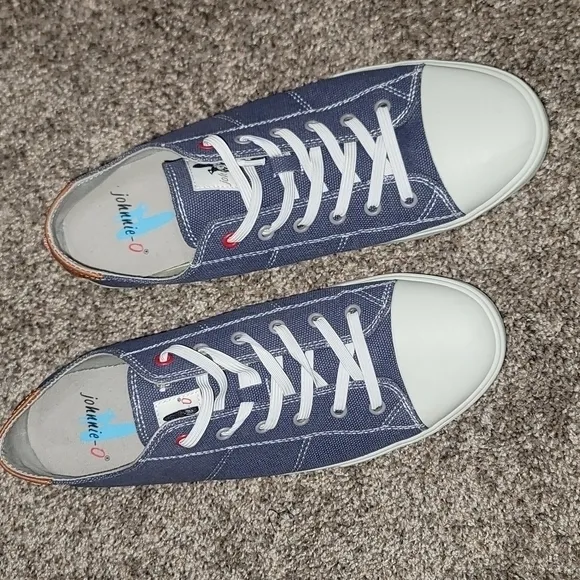 Johnnie-O Sail Away Sneakers Like New Blue/White Size‎ 11.5M