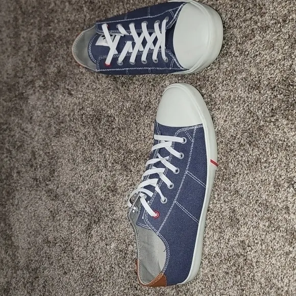 Johnnie-O Sail Away Sneakers Like New Blue/White Size‎ 11.5M