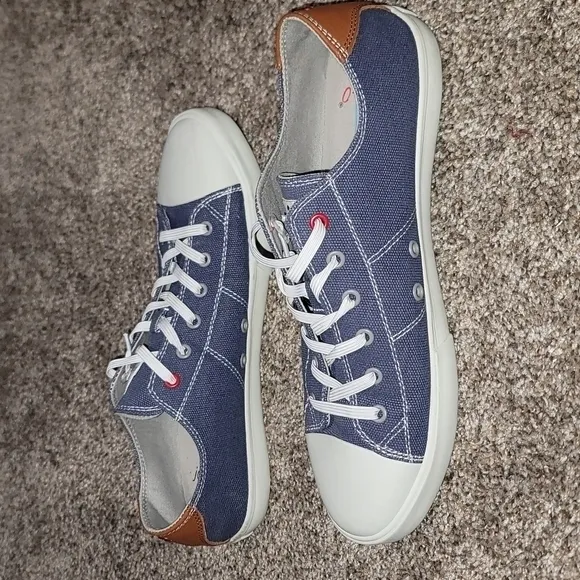 Johnnie-O Sail Away Sneakers Like New Blue/White Size‎ 11.5M