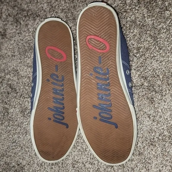 Johnnie-O Sail Away Sneakers Like New Blue/White Size‎ 11.5M