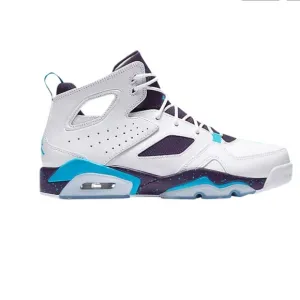 Jordan Flight Club 91 White Purple Blue Lagoon Sneakers Boy’s Size 7 EUC!