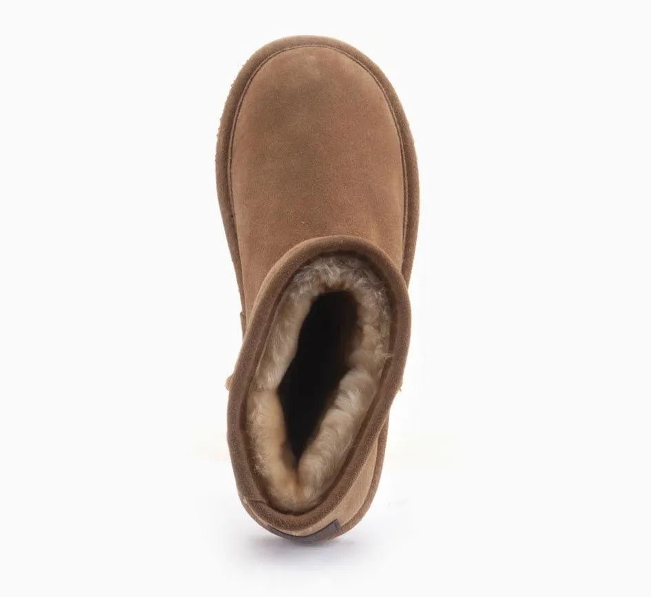 'Kangaroo' women's warmlined boots - Brown