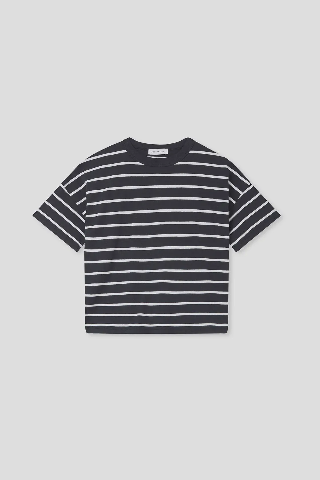 Kids Stripe Tee Navy