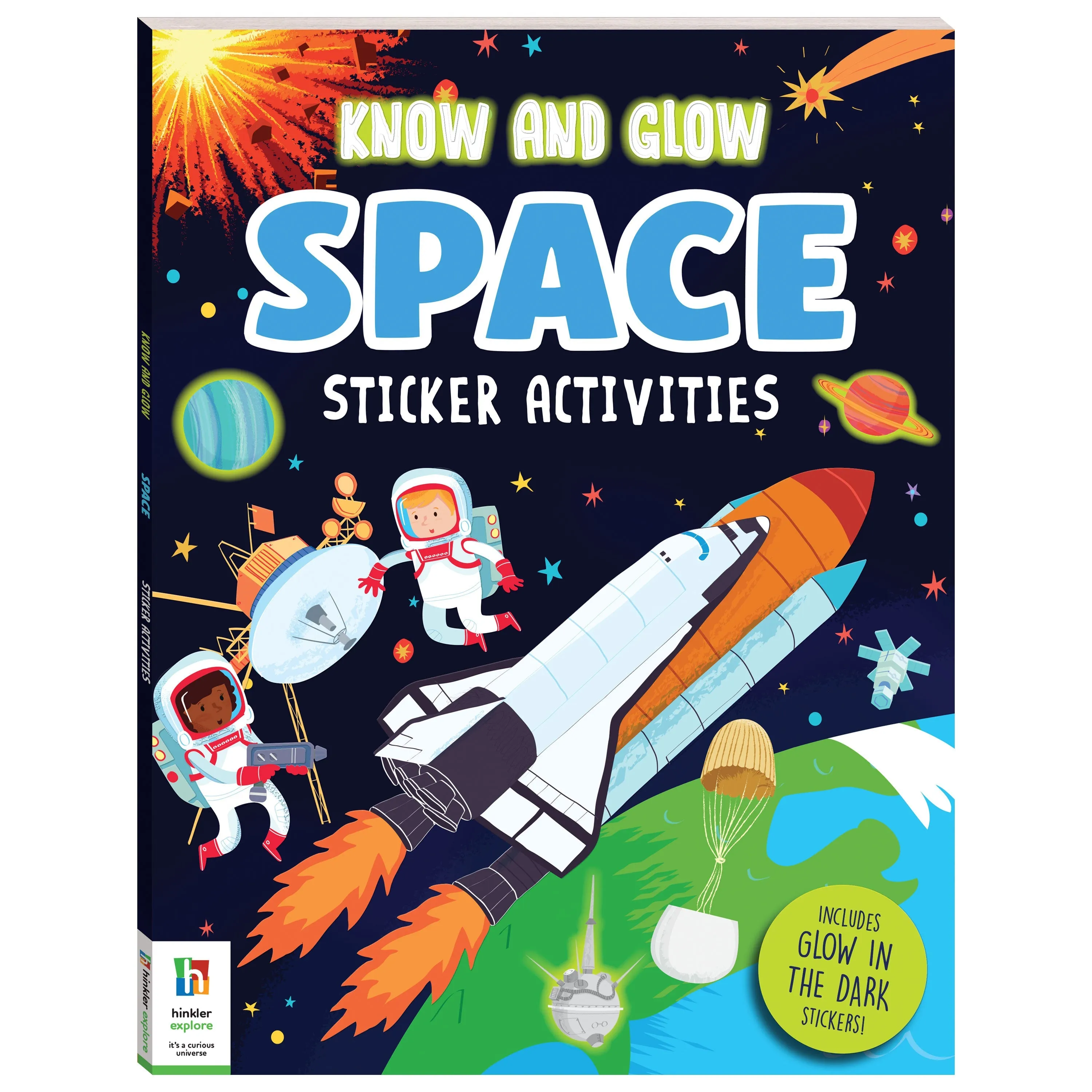 Know and Glow Space Sticker Activities