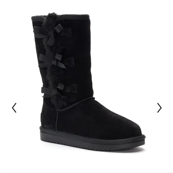 Koolaburra by Ugg Victoria Tall Boot • Black • Size 4