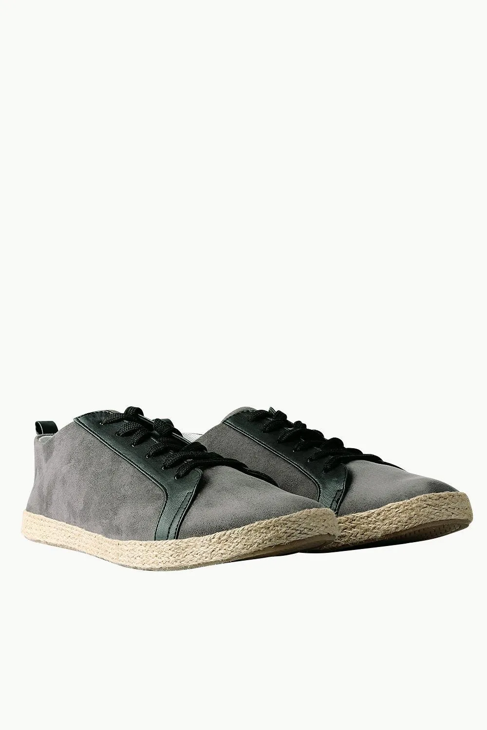 Lace-Up Suede Espadrilles