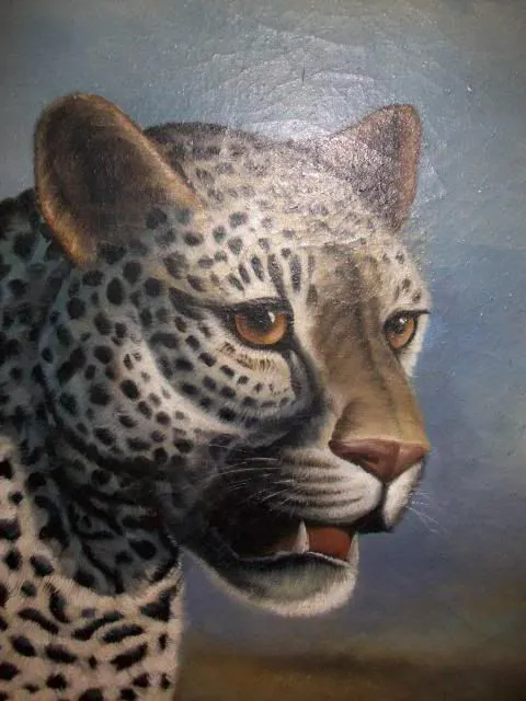 Leopard Oil Painting