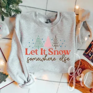Let it snow…somewhere else