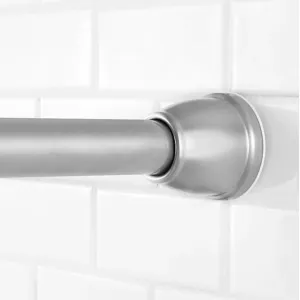Like New/Unboxed- Airia Luxury 72" x 43" Never Fall Tension Shower Rod (Brushed Nickel)