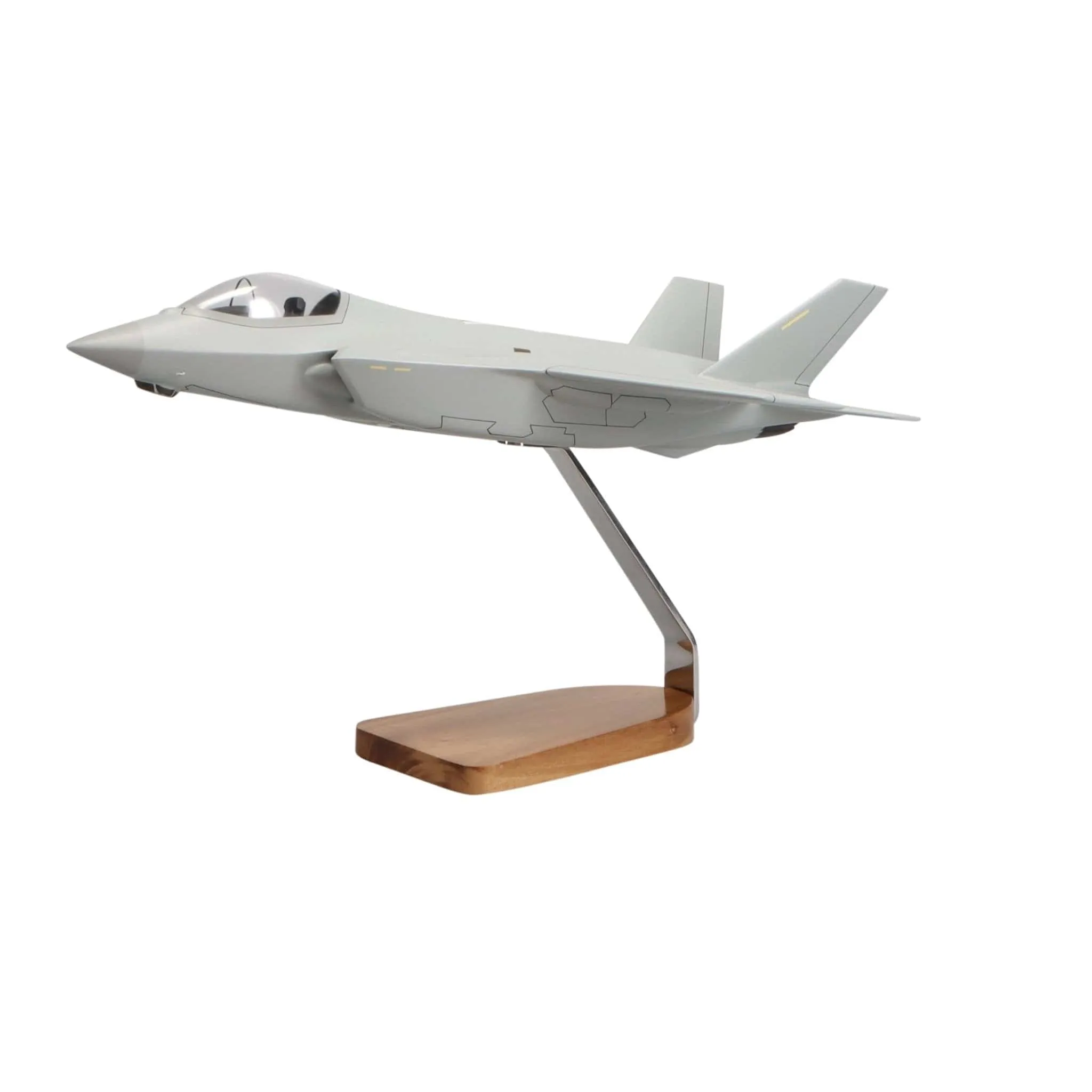 Lockheed Martin F-35® Lightning Clear Canopy Large Mahogany Model