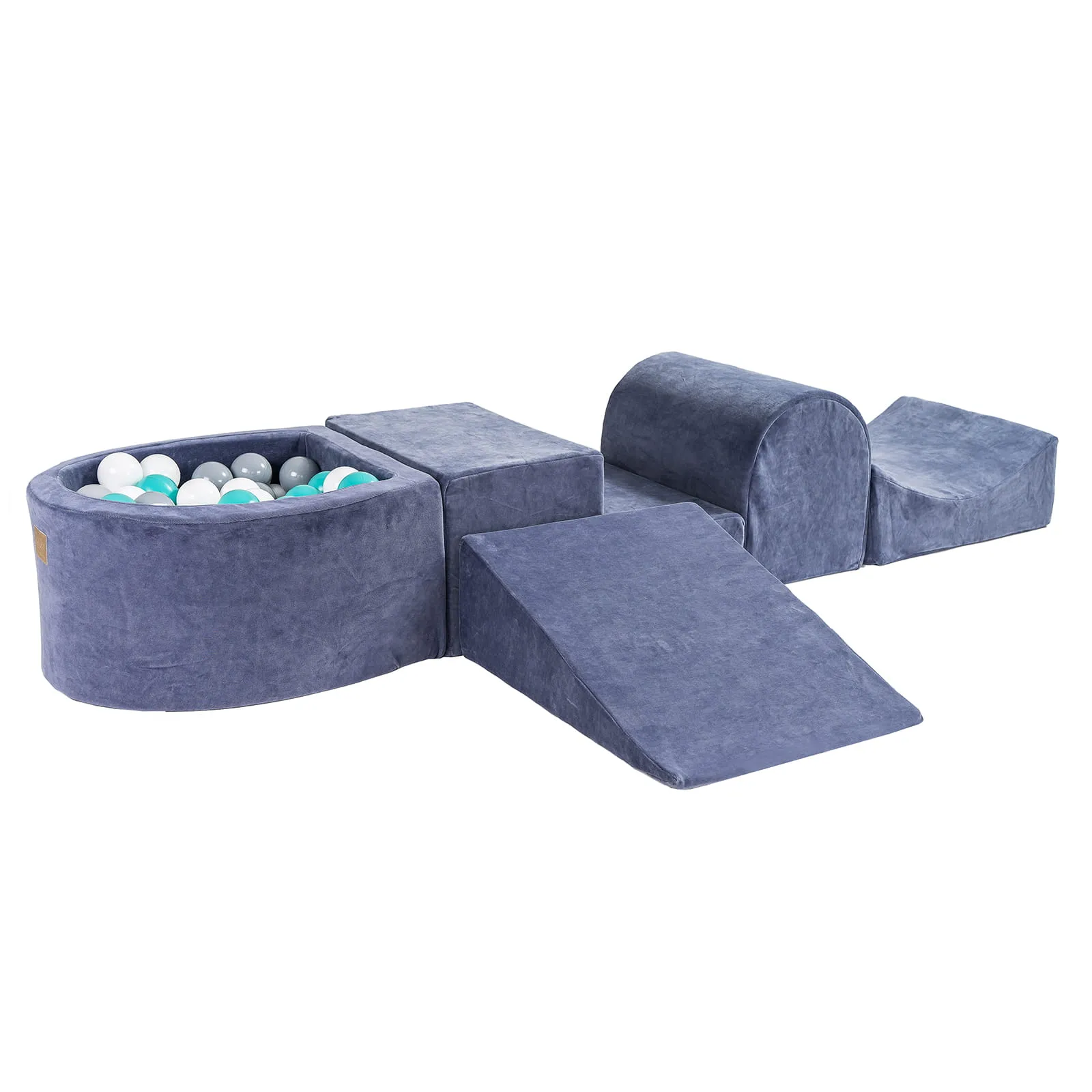 Luxury Foam Soft Play Set 5 Piece And Balls For Toddlers By MeowBaby