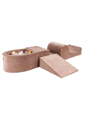 Luxury Foam Soft Play Set 5 Piece And Balls For Toddlers By MeowBaby