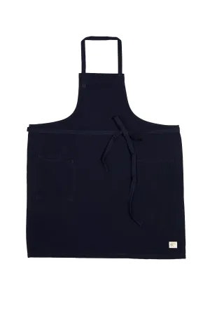 Lyon Bib Apron ⏤ Midnight Navy