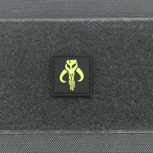 Mandalorian Mythosaur Cat Eye GITD PVC Morale Patch