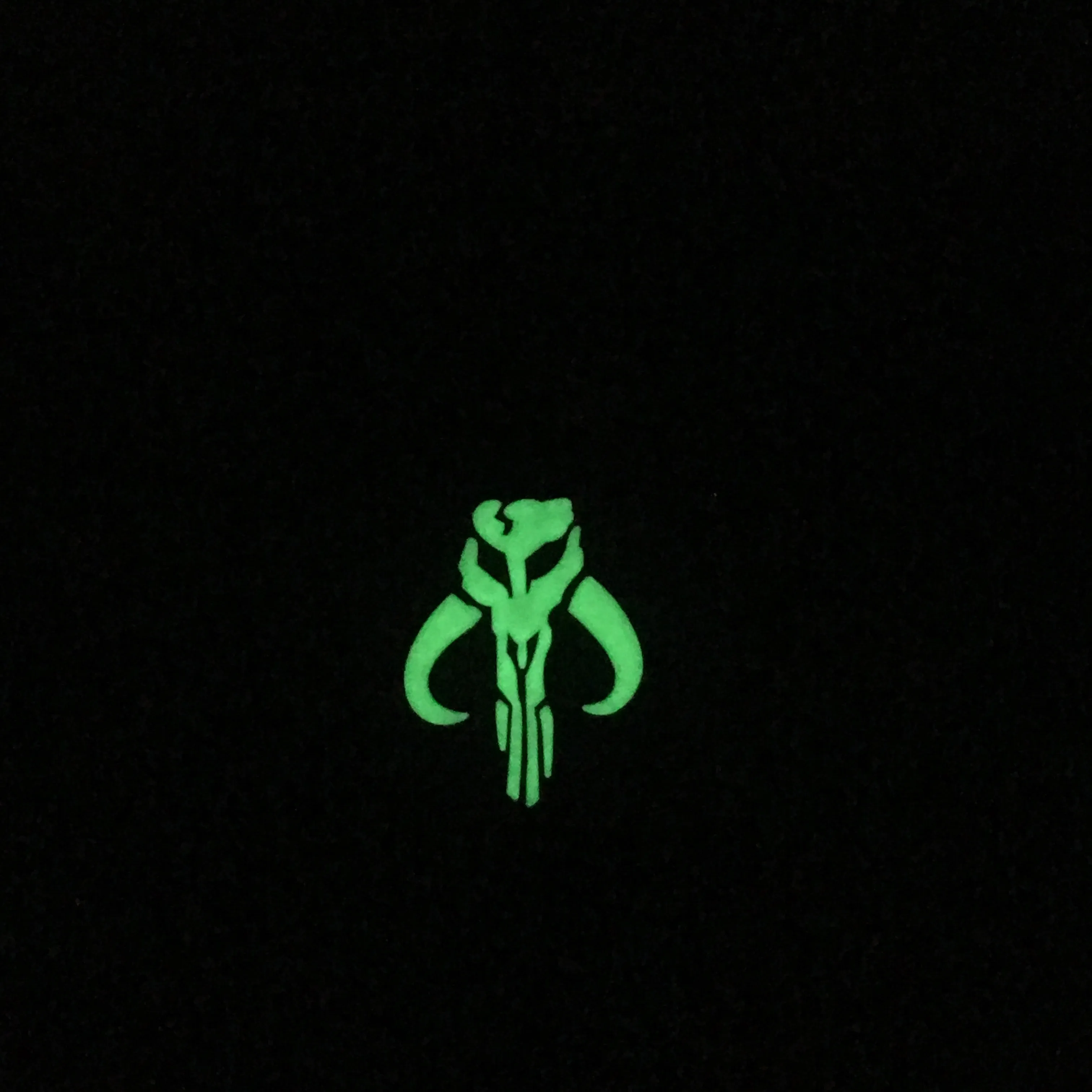Mandalorian Mythosaur Cat Eye GITD PVC Morale Patch