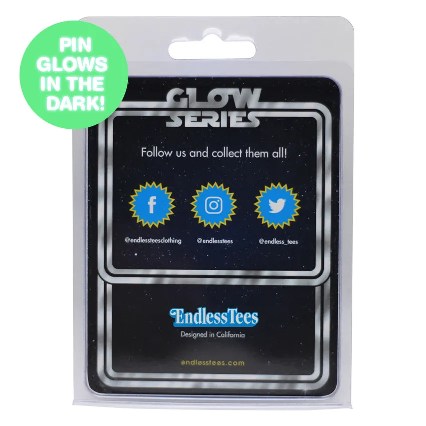 Mando & Crossbones GLOW SERIES Enamel Pin