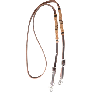 MARTIN 1/2" HARNESS ROPING REIN WITH RAWHIDE KNOTS