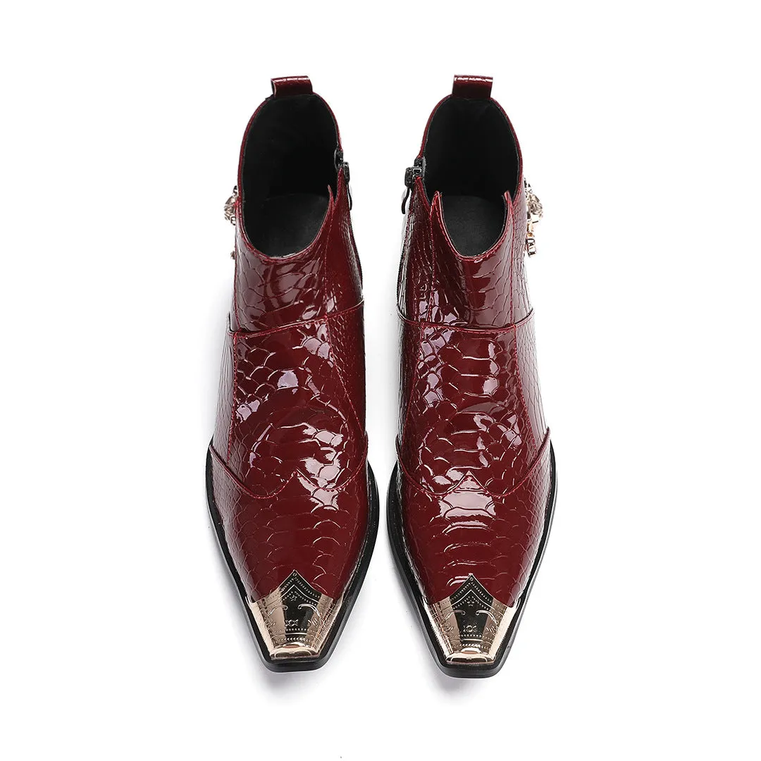 Martin boots men's 2024 new summer red British wind locomotive tooling boots high-top soft leather waterproof casual leather boots