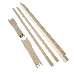 Medium 6 1/4 Inch Langstroth Frame, Wedged Top / Split Bottom with Holes