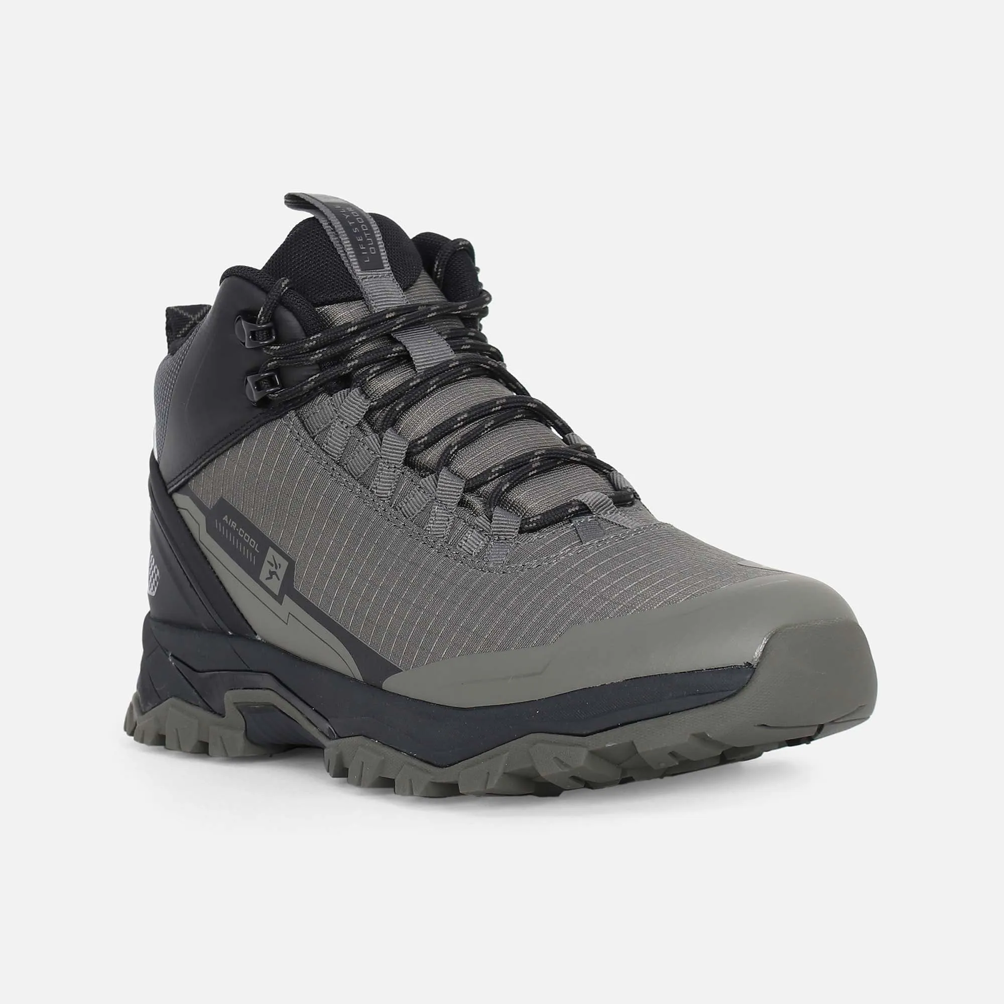 MEN CASUAL LACE-UP BOOTS