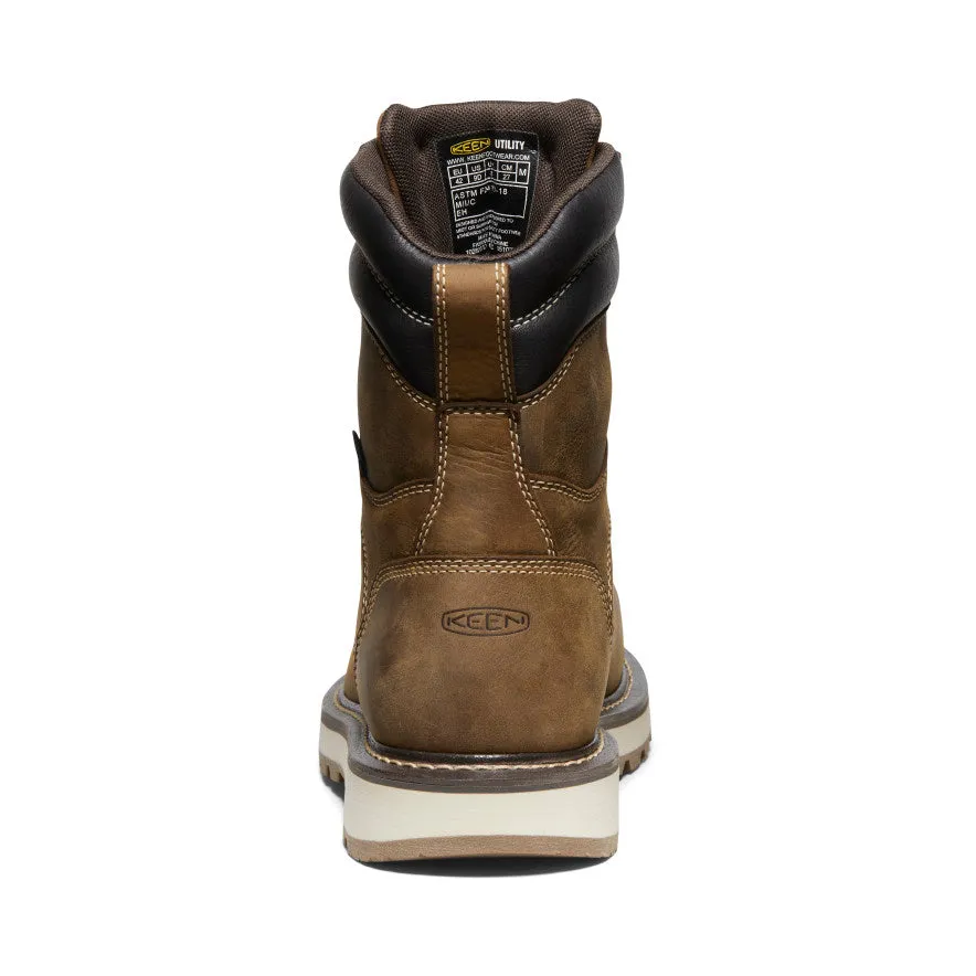 Men's Cincinnati 8" Waterproof 90° Heel Boot (Carbon-Fiber Toe) (Wide)