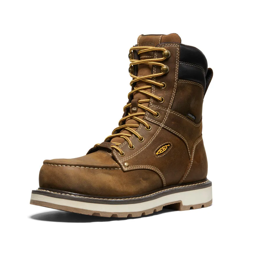 Men's Cincinnati 8" Waterproof 90° Heel Boot (Carbon-Fiber Toe) (Wide)
