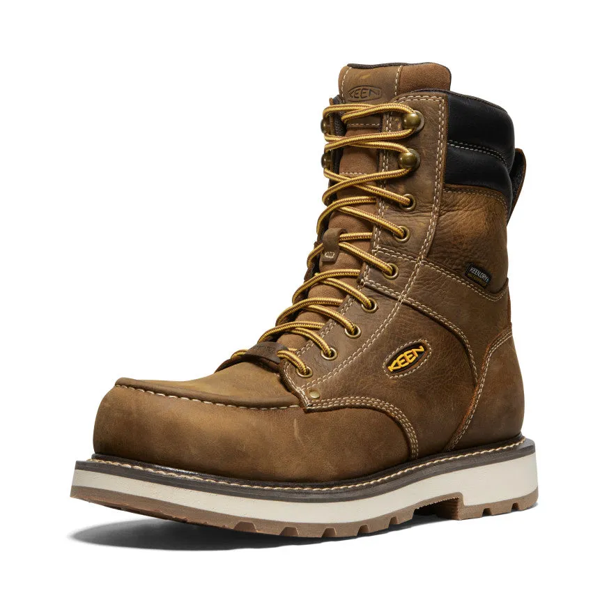 Men's CSA Cincinnati 8" Waterproof 90° Heel Boot (Carbon-Fiber Toe) (Wide)